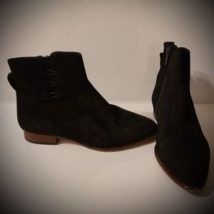Sixty Seven Sherwood Black Side Buttons Ankle Boots